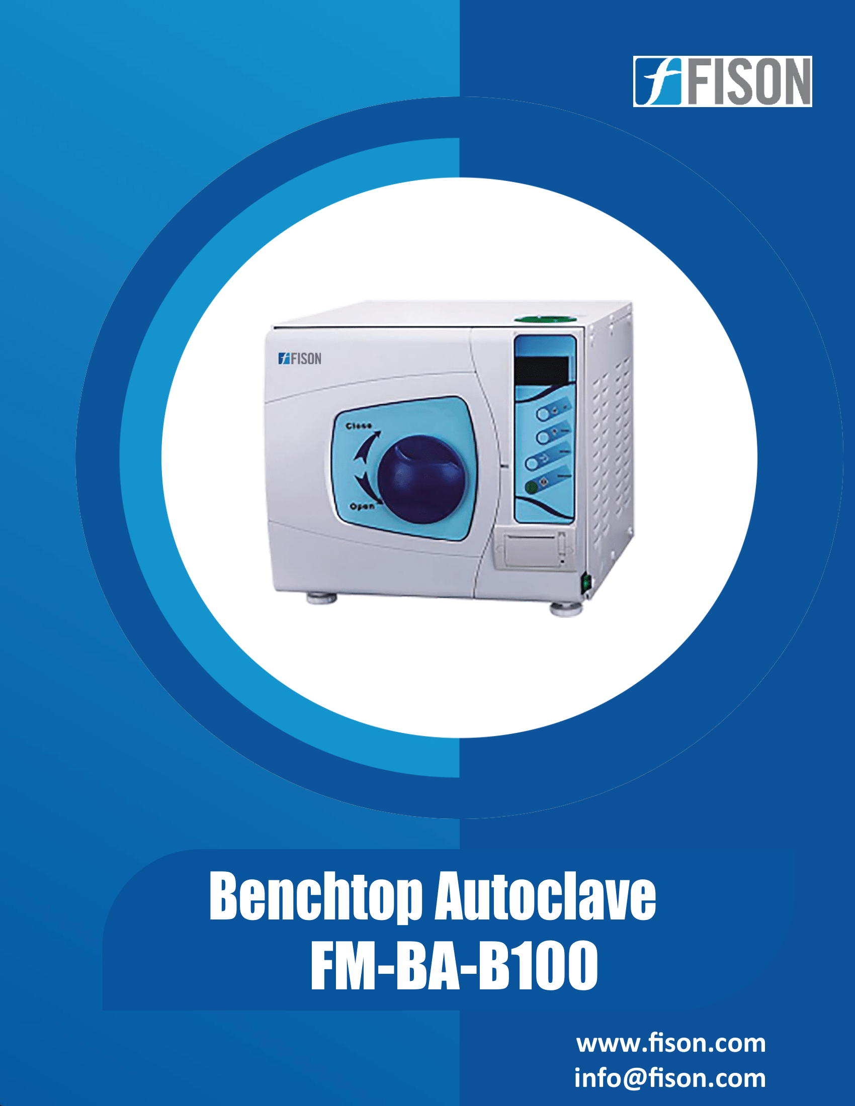 Benchtop-Autoclave-FM-BA-B100 Manual