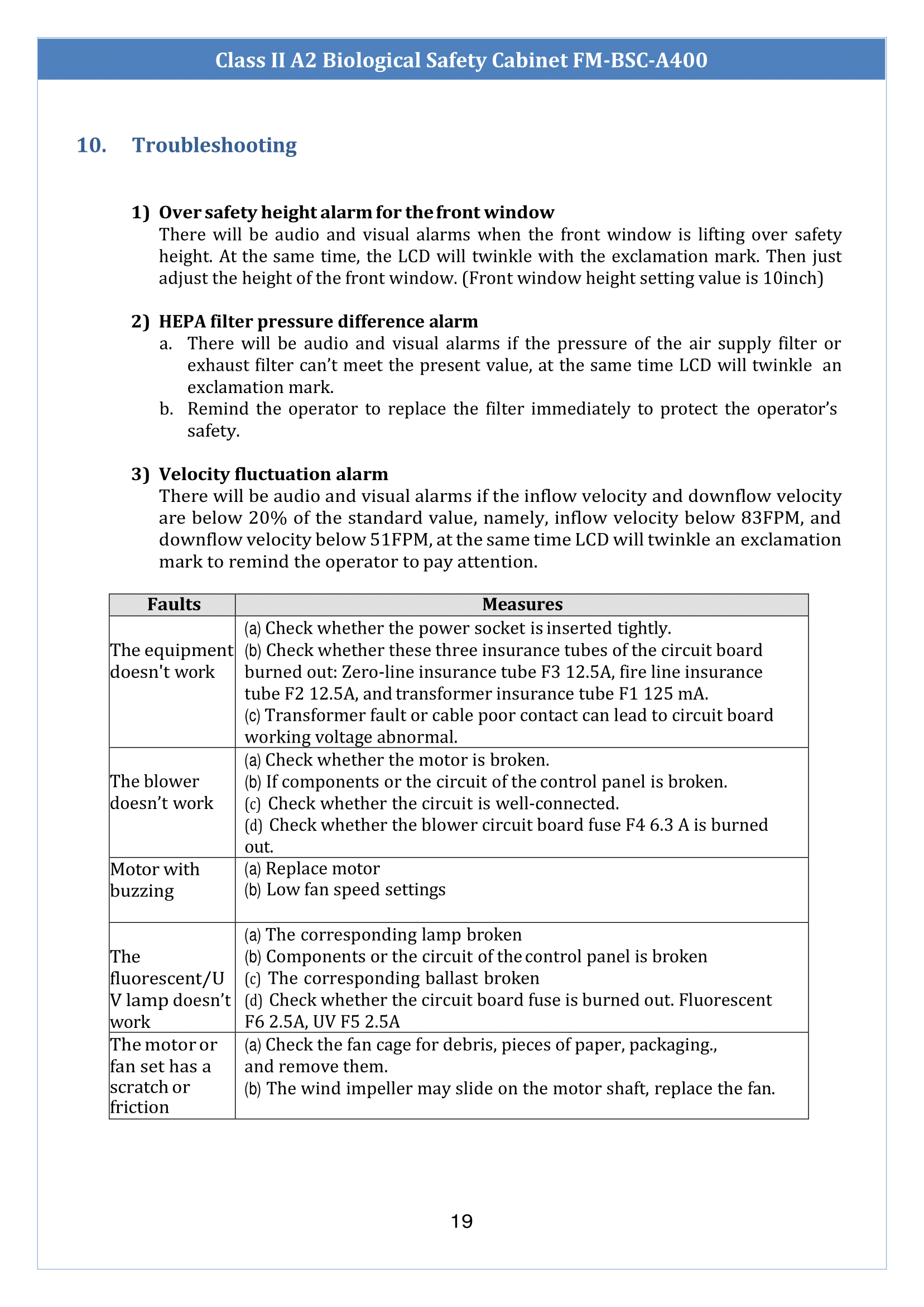 Class-II-A2-Biological-Safety-Cabinet-FM-BSC-A400