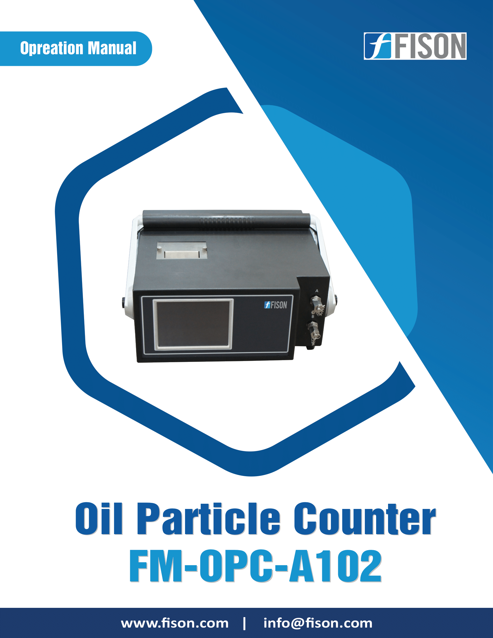 Oil-Particle-Counter-FM-OPC-A102 Manual